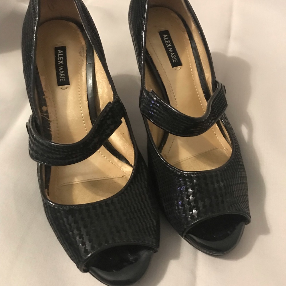 Alex Marie Peep Toe Pumps